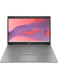 Buy Chromebook 14a-ne0013dx Laptop With 14-Inch Display, Celeron N4120 Processor/4GB RAM/64GB EMMC/Intel UHD Graphics 600/Chrome OS English Modern Gray in UAE