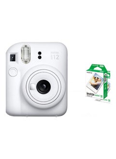 اشتري Instax Mini 12 Instant Film Camera With Pack Of 20 Films في السعودية