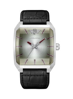 Buy Men's Watch Charcoal Black Leather Strap - PEWJA0006004 in UAE