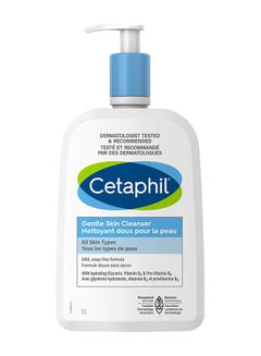 Buy Gentle Skin Cleanser With Pump White 1Liters in Saudi Arabia