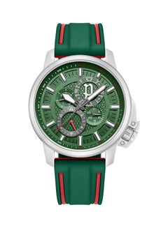 اشتري Men's Watch Dial With Green Silicone Strap - PEWJQ0005106 في الامارات