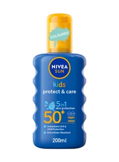 اشتري سبراي ملون للحماية من الشمس ومرطب للأطفال بمعامل حماية +SPF50 200 مل في الامارات