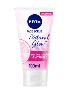 Buy Natural Glow Exfoliating Face Scrub Even Tone Complex And Vitamin C 100ml in UAE