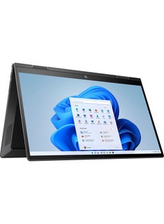 اشتري Envy X360 Convertible 2-In-1 Laptop With 15.6-Inch Display, AMD Ryzen 7 5825U Processor/12GB RAM/512GB SSD/AMD Radeon Graphics/Windows 11 Home English Nightfall Black في الامارات