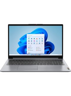 Buy Ideapad 1 15ADA7 Laptop With 15.6-Inch HD Display, AMD Athlon Silver 3050U Processor / 4GB RAM / 128GB eMMC / AMD Radeon Graphics / Windows 11 Home / English Cloud Grey in UAE