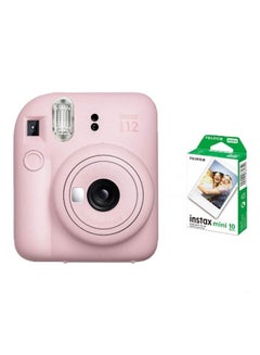 Buy Instax Mini 12 Instant Film Camera With Pack Of 10 Films in UAE