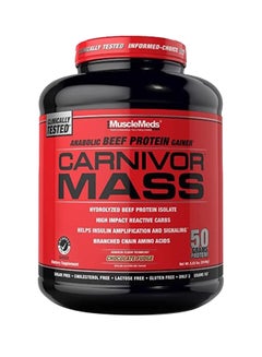 Buy Anabolic Beef Protein Gainer, Carnivor Mass - 50 Grams Protein! - Chocolate Fudge, 5.83 lbs in UAE