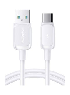 اشتري S-AC027A14 Series 3A USB To USB-C Type C Fast Charging Data Cable Compatible For Samsung S21 S20 Note 20 10 9 Huawei P30 P20 Lite Mate 20 Pro P20 LG G5 G6 Xiaomi Mi 1.2M White في الامارات