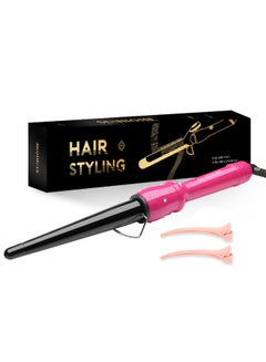 Buy Professional Hair Curler 25mm Pink/Black 350ml in UAE