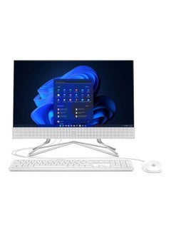 اشتري 200 G4 All-in-one Desktop With 21.5-Inch Display, Core i3-1215U Processor/4GB RAM/256GB SSD/Intel UHD Graphics/DOS(No Windows) Arabic White في الامارات