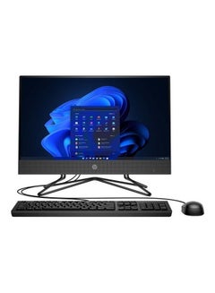 Buy 200 G4 All-in-one Desktop With 21.5-Inch Display, Core i3-1215U Processor/4GB RAM/256GB SSD/Intel UHD Graphics/DOS(No Windows) Arabic Black in Saudi Arabia