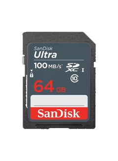 اشتري Ultra SDXC UHS-I Card 100Mbps Camera Memory 64.0 GB في السعودية