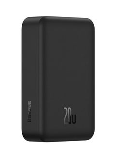 اشتري 20000mAh MagSafe Magnetic Mini Wireless Fast Charge Powerbank 20W Portable Charger For iPhone 14, 13, 12 Series, iPad And Many More - Black في الامارات