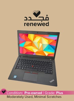 اشتري Renewed - ThinkPad L470 Laptop With 14 Inch Anti-Glare FHD (1920 x 1080) Display,Intel Core i5 Processor/7th Gen/8GB RAM/256GB SSD/Windows 10 Black في الامارات