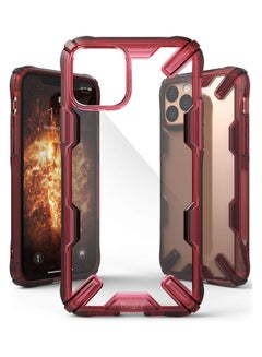 Buy iPhone 11 Pro Case TPU And PC Cover Fusion X Design Ruby Red in Egypt