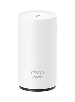 اشتري Deco Outdoor Mesh Wi-Fi (Deco X50-Outdoor), AX3000 Dual Band Wi-Fi 6 Mesh, 2 Gigabit PoE Ports, 802.3at PoE+, Weatherproof, Works with All Deco Mesh Wi-Fi White في السعودية