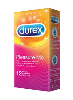 Buy Pack Of 12 Pleasure Me Ribbed And Dotted Condom in Egypt