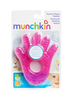 Buy Fun Ice Chewy Teether-Pink Hand in UAE