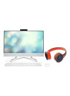 Buy All-In-One 24-inch Desktop, Core i5-1235U Processor/16GB RAM/1TB SSD/Intel UHD Graphics/Windows 11 With Bluetooth Headset English Snow White in UAE