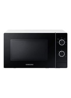 Buy Microwave Oven Solo Metallic Edge Dual Dial 5 Power Levels 20 L 700 W MS20A3010AH White/Black in UAE