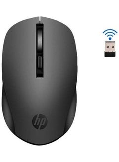 Buy S1000 Plus Silent Optical 2.4Ghz Wireless Mouse 1600DPI Mute Mouse Laptop PC Office BLACK in UAE