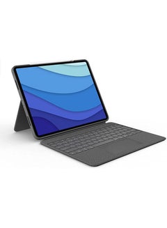 Buy Combo Touch for iPad Pro 12.9-inch (5th & 6th gen) Keyboard Case, Detachable Backlit Keyboard with Kickstand, Click-Anywhere Trackpad - Arabic/English Oxford Grey in Egypt