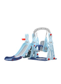 Buy 3 In 1 Plastic Rabbit Theme Swing And Slide Indoor Play Game Set 143x140x110cm in UAE