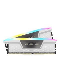 Buy VENGEANCE RGB 32GB (2x16GB) DDR5 RAM 5200MHz CL40 Intel XMP 3.0 Profiles iCUE Compatible Computer Memory Kit White in Saudi Arabia