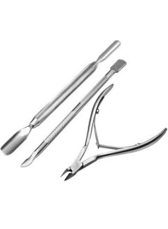 Buy Manicure And Pedicure Tools Cuticle Nippers Silver in UAE
