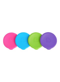 Buy Miracle Cup Lids, Fit All Miracle Cup Styles, Multicoloured, Pack of 4 in Saudi Arabia