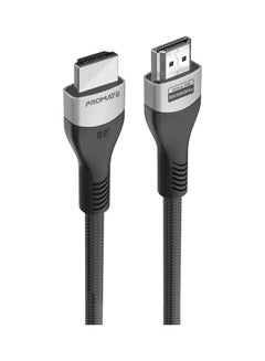 اشتري HDMI 2.1 Cable, 3m HDMI to HDMI Slim Cable with 48Gbps Bandwidth, 8K@60Hz Resolution, UHD Dynamic HDR eARC Wire for MacBook Pro, PS5, TV, Xbox, Roku, UHD TV, Blu-ray Projector, PrimeLink8K-300 Black في الامارات