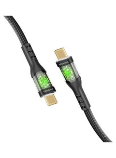 Buy Type-C To Type-C Premium Cable 60W Black in Saudi Arabia