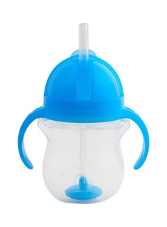 اشتري Click Lock Tip and Sip Weighted Flexi Straw Trainer Cup (7 Oz/207 Ml Blue) في الامارات
