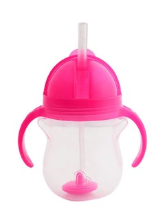 Buy Click Lock Tip and Sip Weighted Flexi Straw Trainer Cup (7 Oz/207 Ml Pink) in Saudi Arabia
