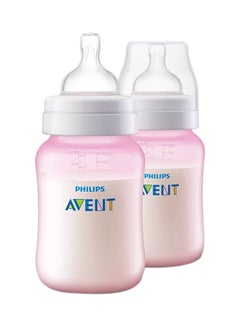 Buy Anti Colic Baby Bottles 1M+ 260Ml X2 in UAE