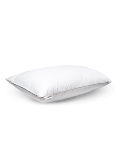 Buy Soft Hotel Pillow Microfiber White 90x50cm in Saudi Arabia