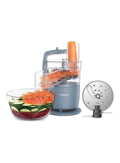 Buy 2 In 1 Food Processor Plus Chopper With 360 Degree Express Serve For Limitless Slicing Grating Powerful Versatility Ultra Compact Ready To Go In Your Kitchen Drawer 1.3 L 650.0 W ‎FDP22.130GY Grey in UAE