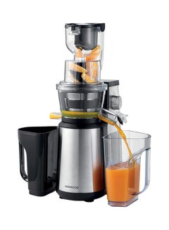 Buy Slow Masticating Juicer Extractor Easy To Clean Cold Press Machines With Stainless Steel Body Quiet Motor And Reverse Function Powerfull 1.0 L 400.0 W JMM71.000BK Silver in UAE