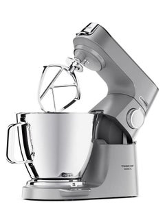 اشتري Metal Body Kitchen Machine Titanium Chef Baker Xl With Built In Weighing Scale Duo Bowl 4 Tools Glass Blender Meat Grinder Food Processor Citrus Juicer Multi Mill 7.0 L 1200.0 W KVL85.704SI Silver في الامارات