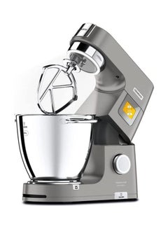 اشتري Stand Mixer Metal Body Kitchen Machine Titanium Chef Patissier Xl With Warming Function Built In Weighing Scale Duo Bowl 4 Tools Glass Blender Meat Grinder Multi Mill 7.0 L 1400.0 W KWL90.344SI Silver في الامارات