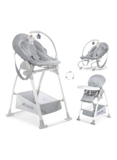 Buy High Chairs Sit N Relax 3In1 - Stretch Grey in UAE