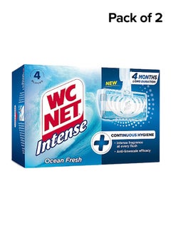 Buy Wc Net Ocean Fresh Solid Rim 4 Blocks Pack  1+ 1 Free in UAE