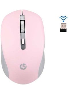 Buy S1000 Plus Silent Optical 2.4Ghz Wireless Mouse 1600DPI Mute Mouse Laptop PC Office PINK in UAE