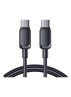 اشتري 100W Power Delivery Pd Fast Charge Cable Usb C To Usb C Compatible For Ipad Mini 6 Macbook Pro 2021 14 16 Inch Macbook Air Ipad Pro 12.9 Inch Samsung S23 Plus Huawei P40 Etc Black في الامارات