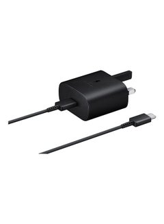 اشتري 25W Fast Charging Adapter with USB-C Cable black في مصر