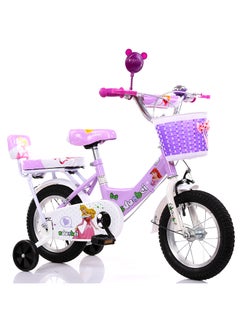 اشتري Girls Kids Bike With Normal Training Wheels 16inch في الامارات