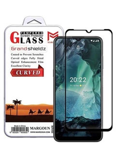 Buy Nokia G21 Tempered Glass Screen Protector Full Glue Back Clear in UAE