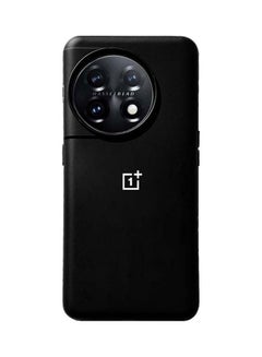Buy Oneplus 11 Case Cover TPU Silicone Soft Flexible Black in UAE