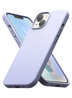 Buy iPhone 14 Plus Case TPU Cover Silicone Design Lavender in Egypt