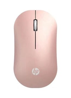 Buy DM10 Wireless Bluetooth Dual Mode Mouse for office laptop Pink in UAE
